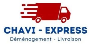 Logo chavi express - camion déménagement